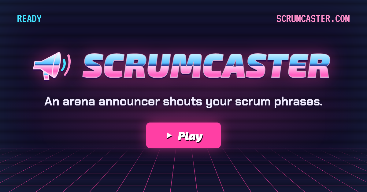 I built an arena announcer for standups